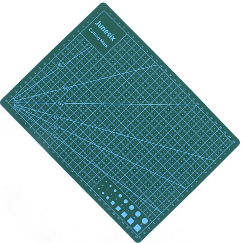 Cutting Mat Self Heal - 30cm * 22cm A4 verde rejilla