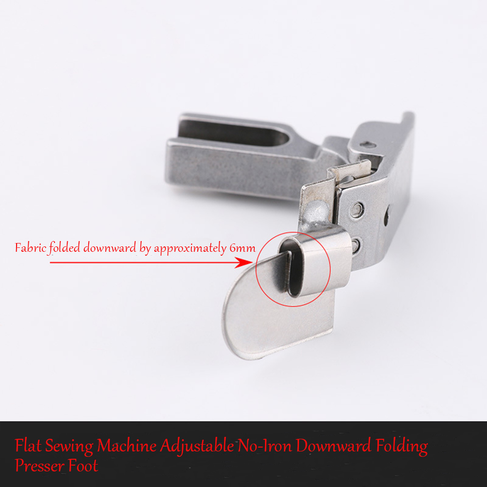 Textile Sewing Machine - Prensatelas Plegable Hacia Abajo Sin Planchado