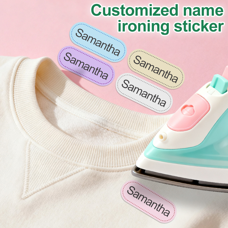 Sewing Labels - Etiquetas para planchar para algodón, personalizadas