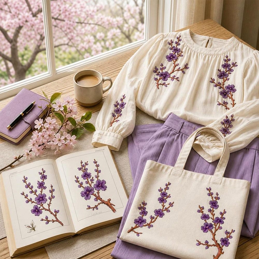 Sewing Textiles - Parches termoadhesivos DIY de flor de