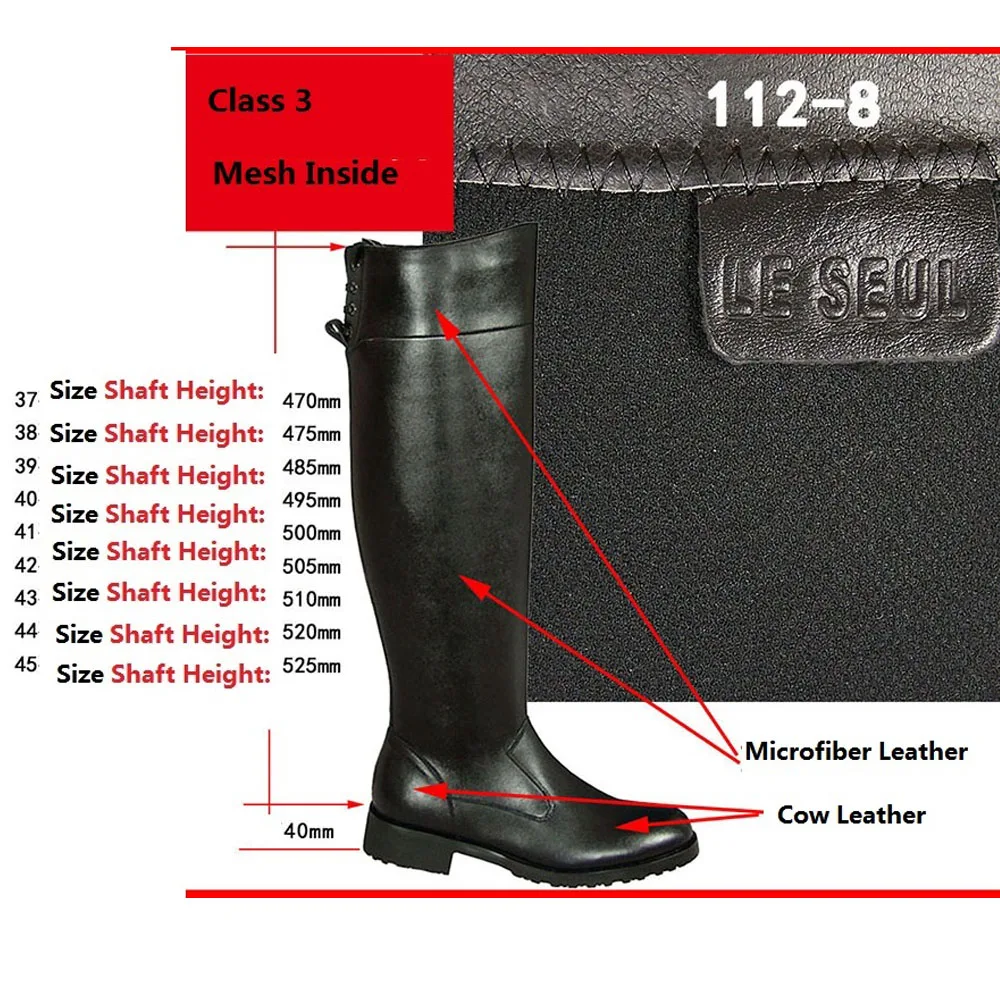 Sewing Zipper - Botas de montar a caballo de