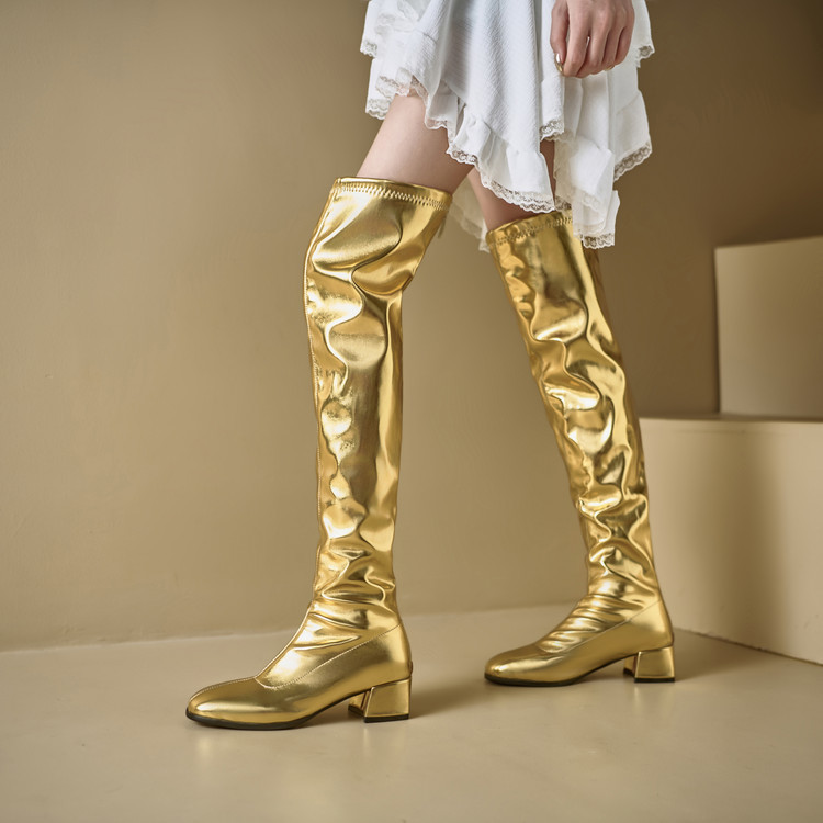 Botas metálicas plateadas para - Sewing Zipper reseña y precio