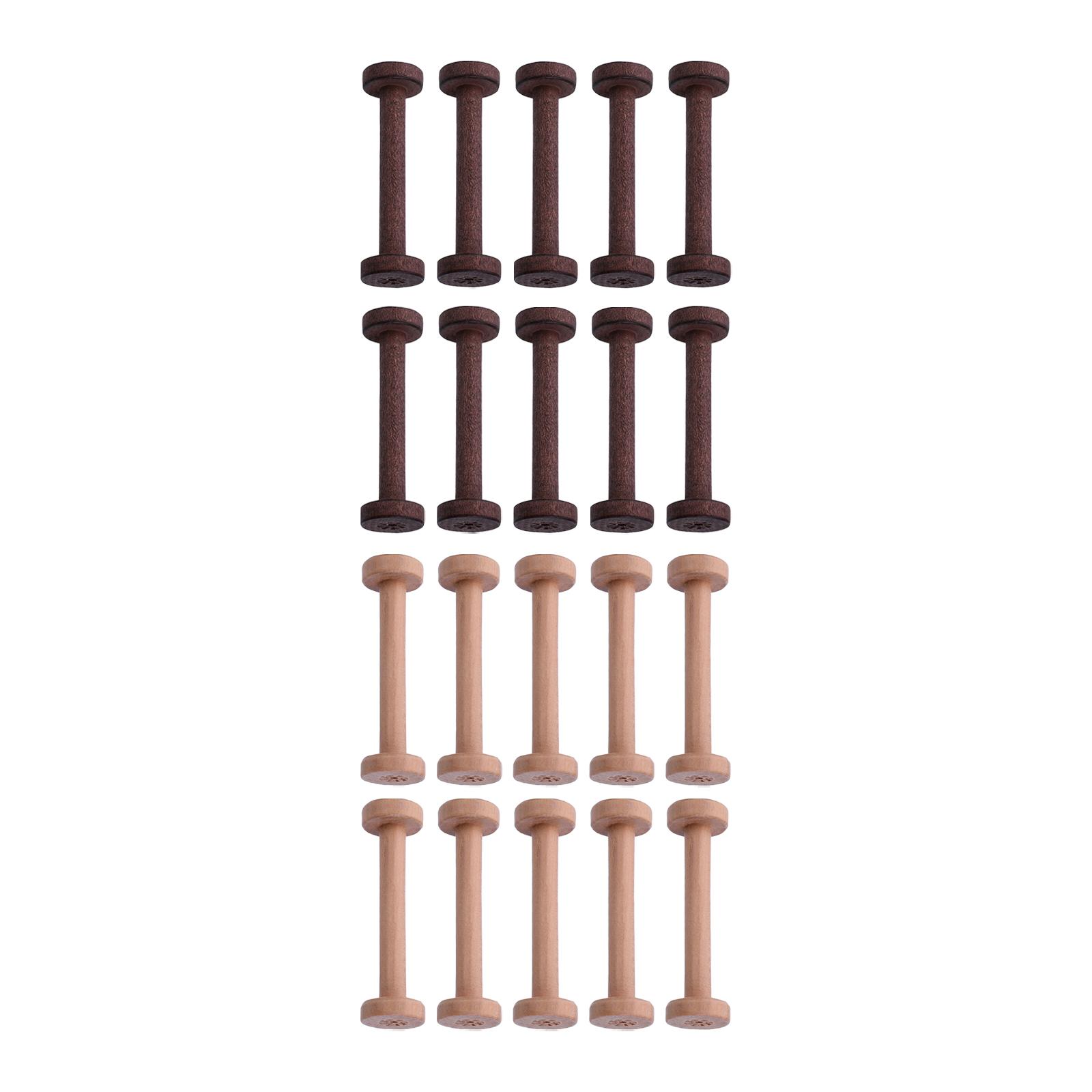 Bobinas de Madera (10 Piezas)  - Thread Bobbins Empty reseña y precio