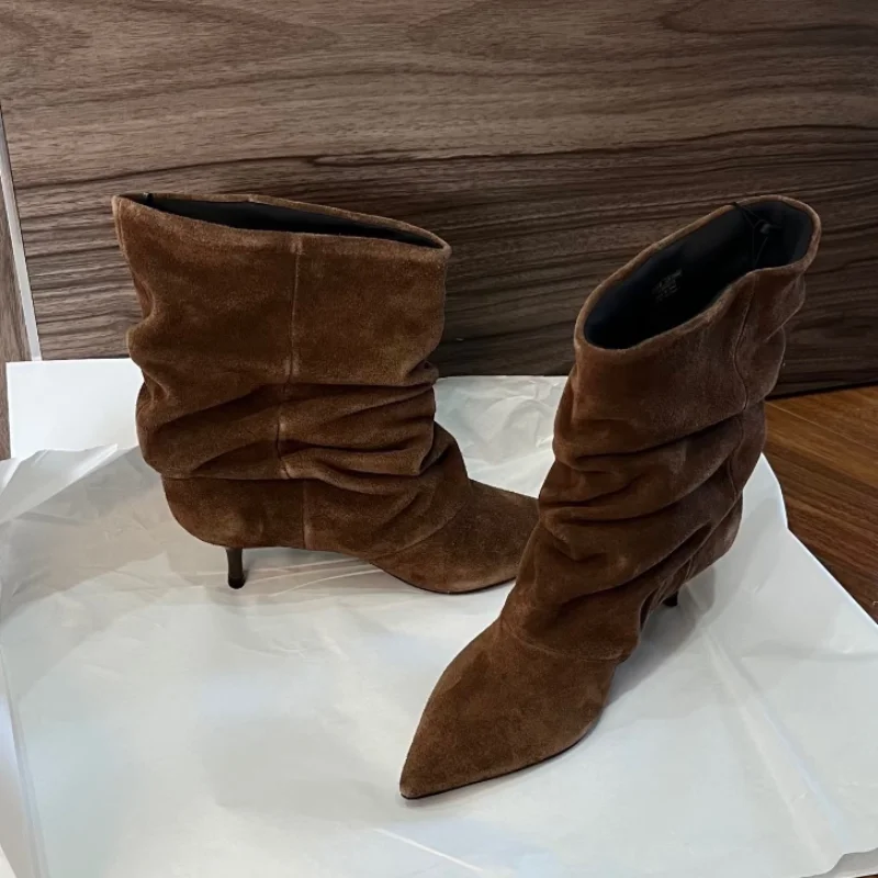 Botas de lujo a media pantorri - Sewing Nylon reseña y precio