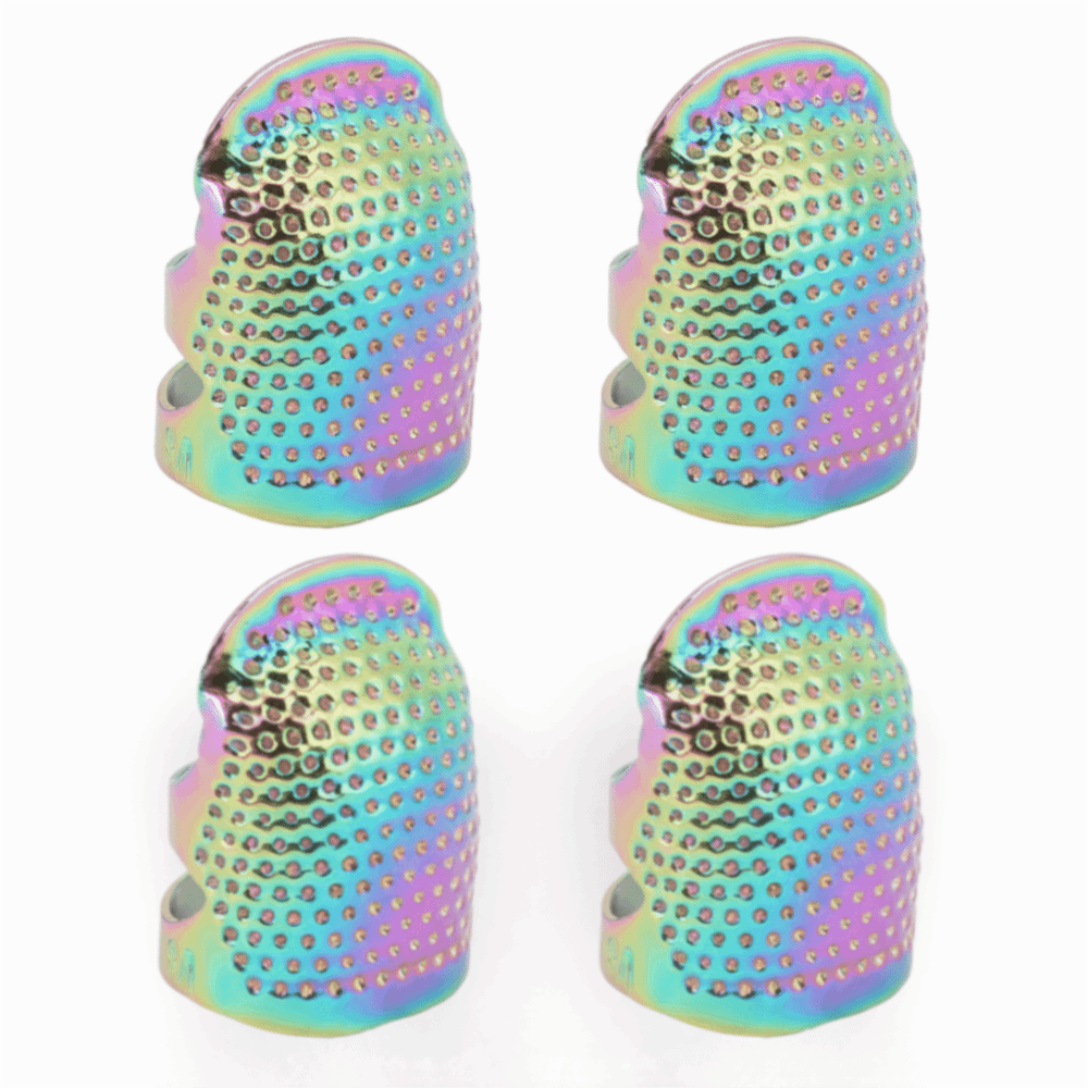 4 protectores de dedos de lató - Sewing Thimble Metal reseña y precio