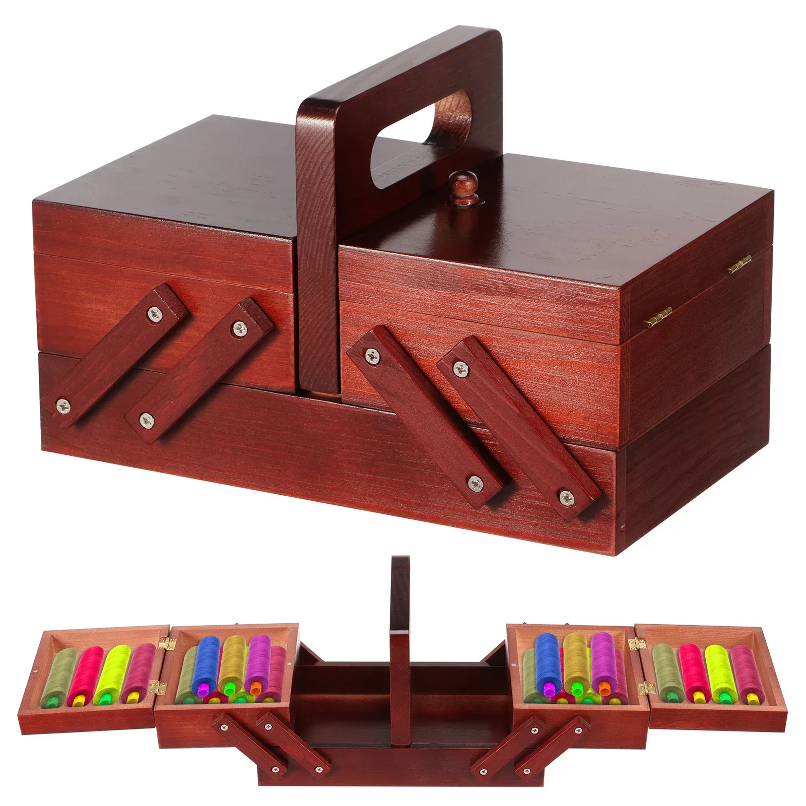 Caja de hilo de coser expandib - Thread Bobbins Empty reseña y precio